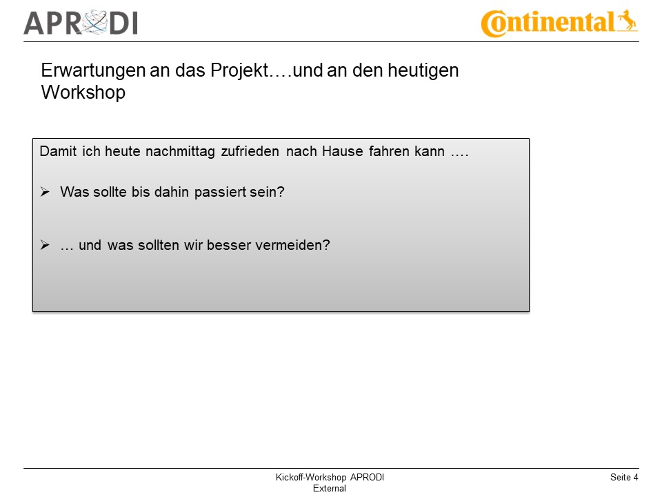 APRODI Conti Kickoff-Workshop Folie 4