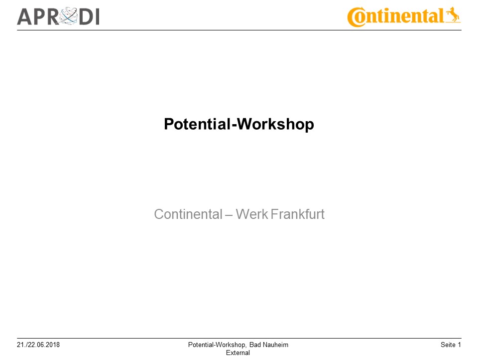 Ergebnispräsentation Potential-Workshop