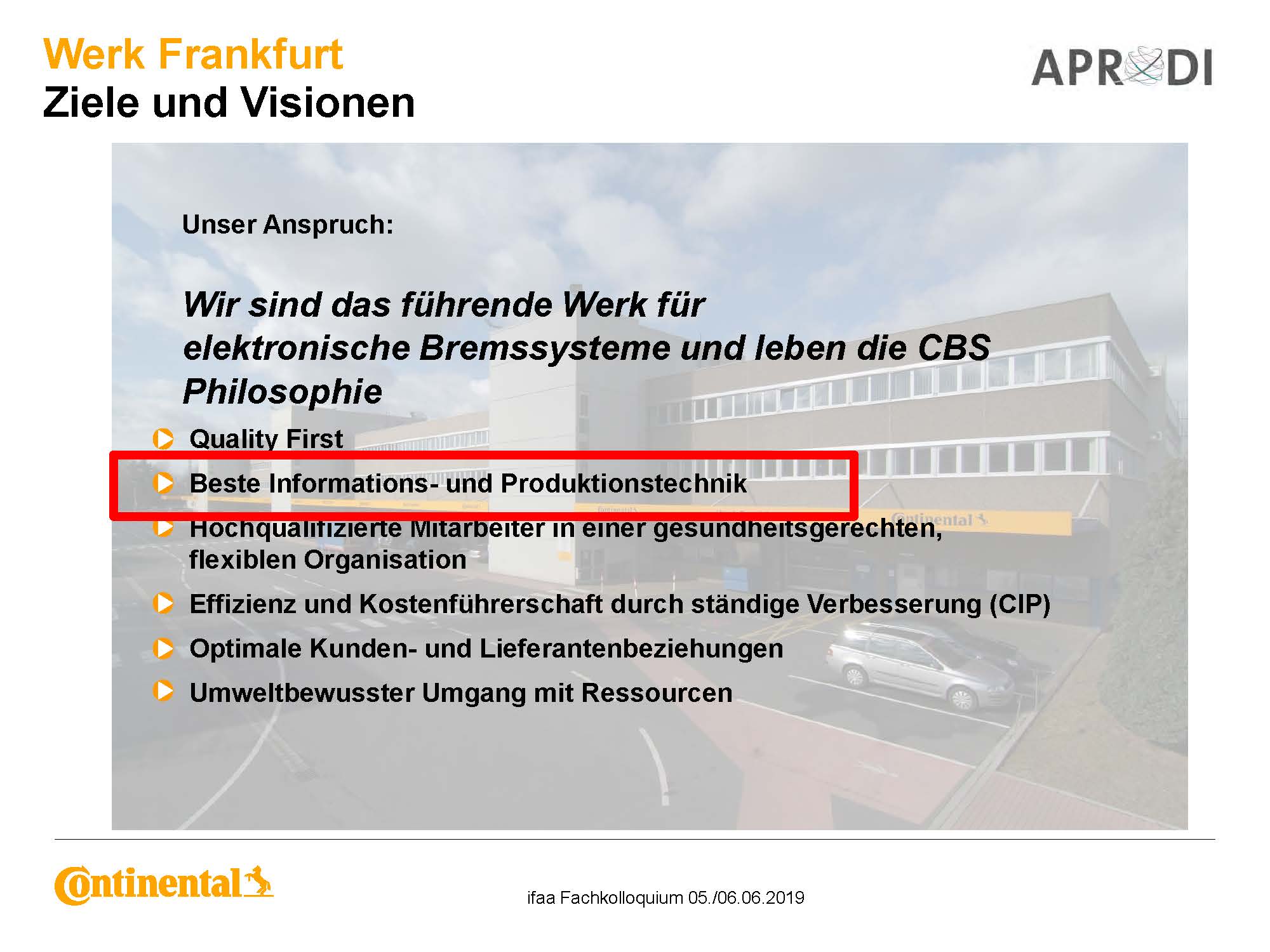 APRODI Conti Zwischenbilanz Folie 11