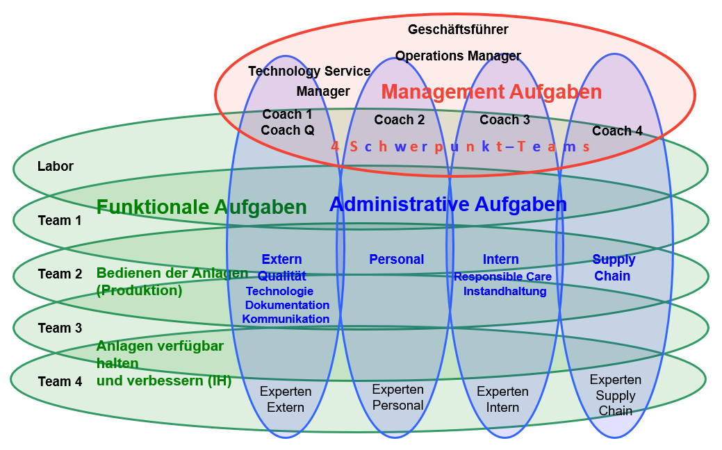 DuBay Organisationsstruktur