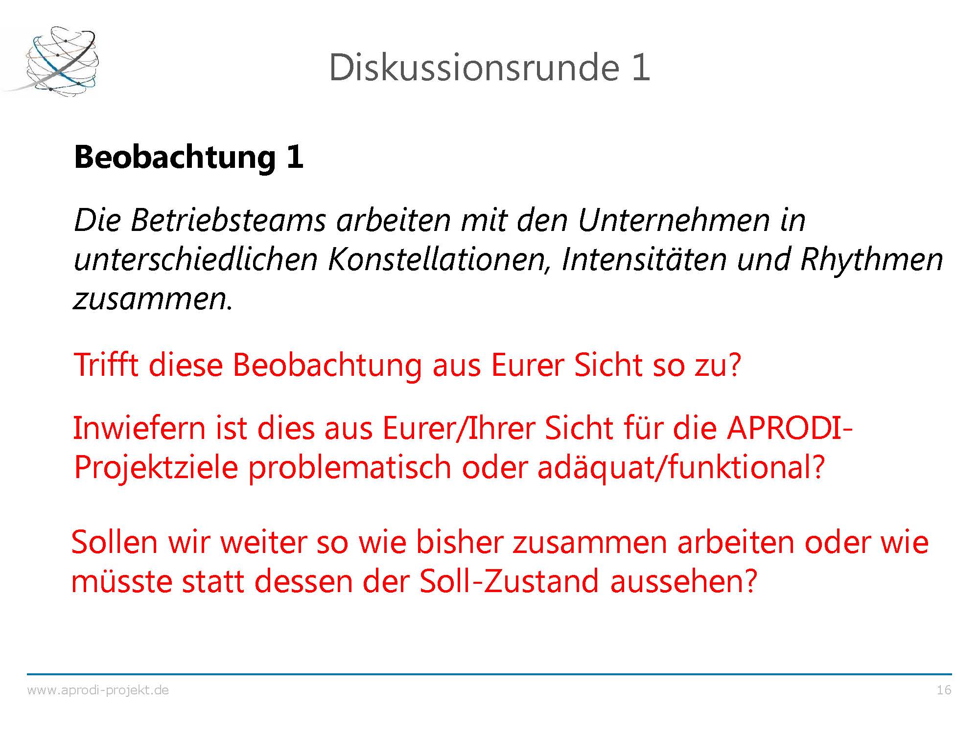 APRODI DuBay Ergebnispräsentation Folie 16