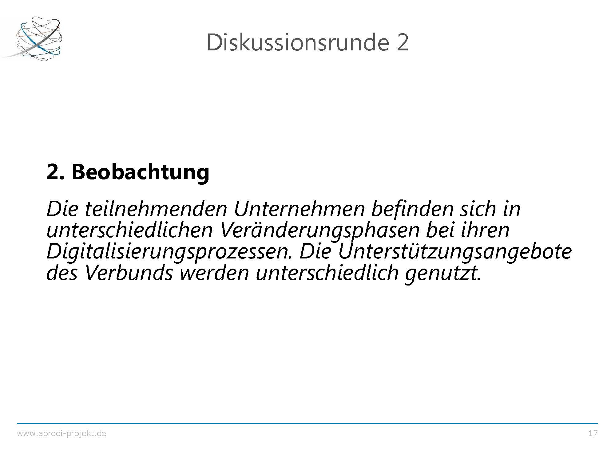 APRODI DuBay Ergebnispräsentation Folie 17