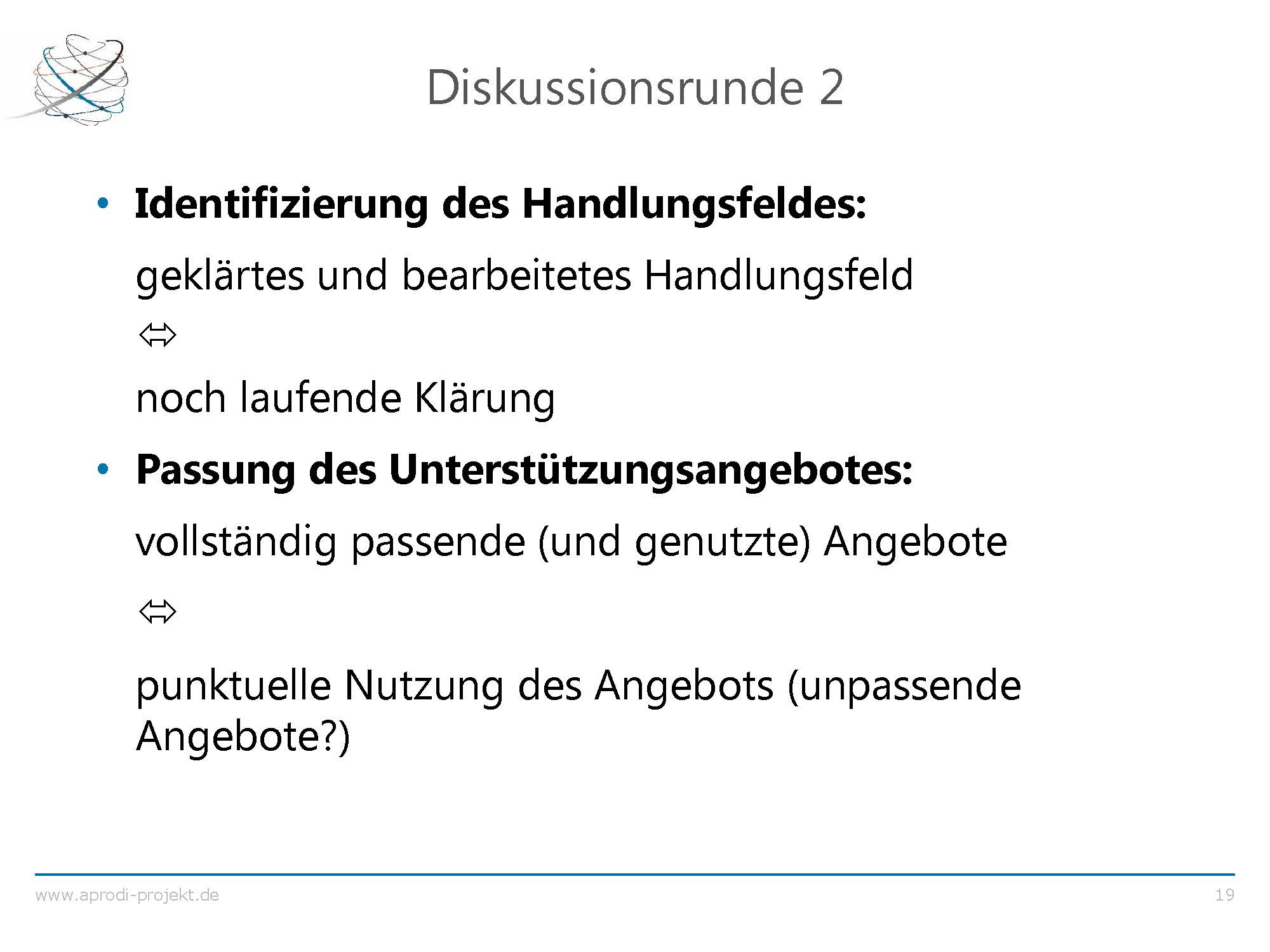 APRODI DuBay Ergebnispräsentation Folie 19