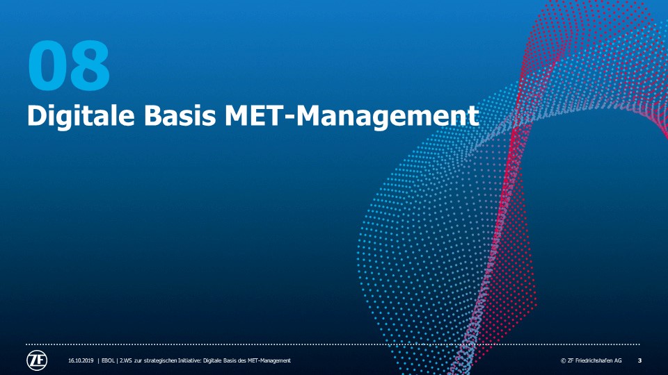 APRODI ZF Digitale Basis für das MET-Management Folie 3