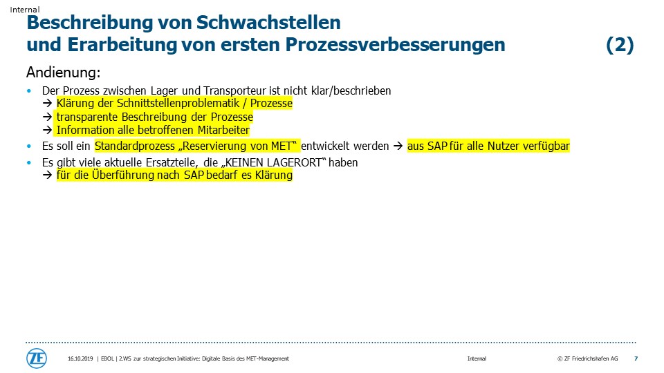 APRODI ZF Digitale Basis für das MET-Management Folie 7